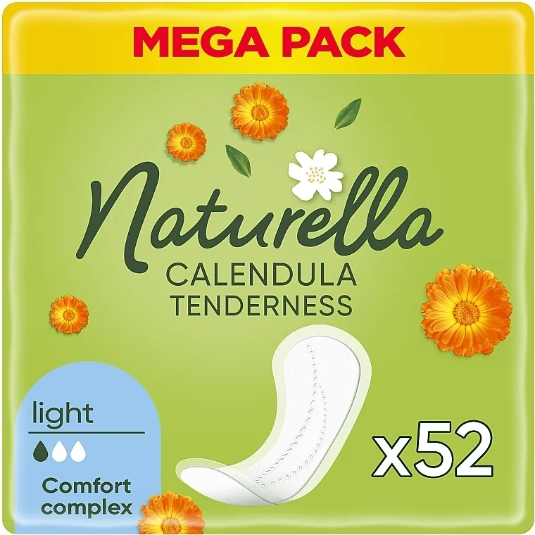 Naturella Calendula Tenderness Light Higijenski svakodnevni ulošci "Nežnost nevena", 52kom