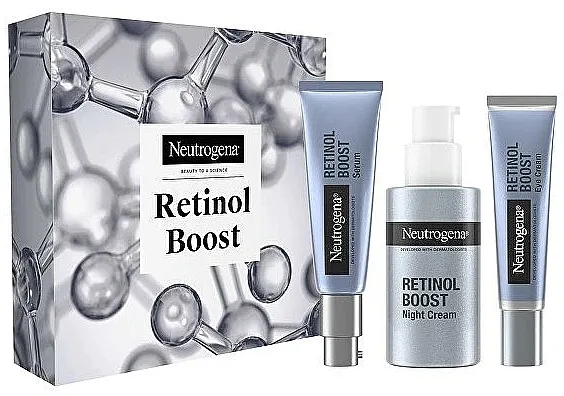 Neutrogena Retinol Boost Set (f/ser/30ml + eye/cr/15ml + f/cr/50ml) Komplet