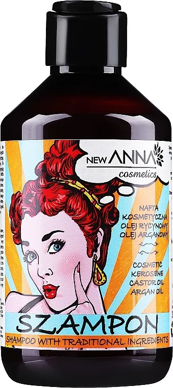 New Anna Cosmetics Retro Hair Care Shampoo Šampon s kozmetičkim kerozinom