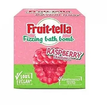 Nickelodeon Fruit-Tella Fizzing Bath Bomb Šumeća kugla za kupanje "Raspberry"