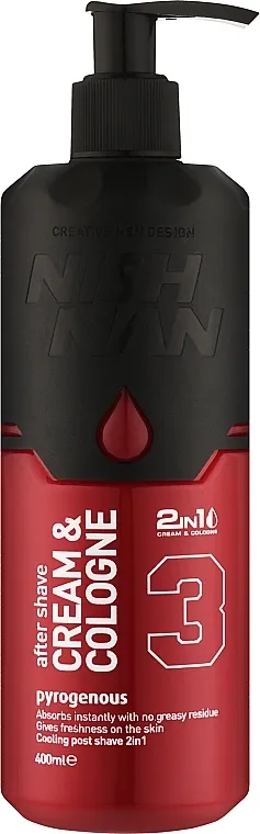 Nishman Cream &amp; Cologne 2in1 Pyrogeneous №03 Krema-kolonjska voda posle brijanja