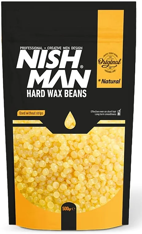 Nishman Hard Wax Beans Natural Vosak za depilaciju