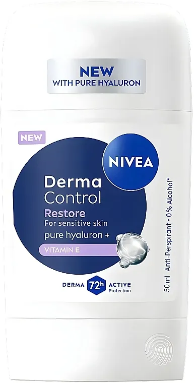 NIVEA Derma Control Restore Antiperspirant Stick Antiperspirant Derma Control, stik