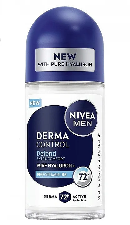 NIVEA MEN Derma Control Defend Antiperspirant Roll-On Antiperspirant u kuglici