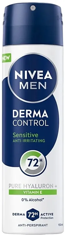 NIVEA MEN Derma Control Sensitive Antiperspirant Spray Antiperspirant u spreju