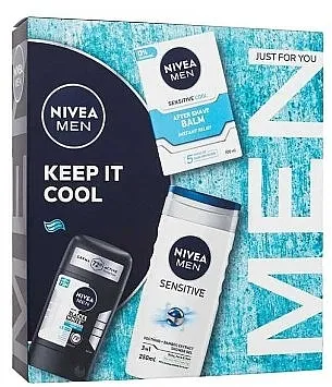 NIVEA Men Keep It Cool (balm/100ml + sh/gel/250ml + deo/50ml) Set