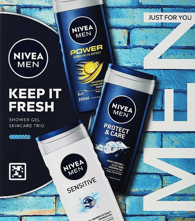 NIVEA MEN Keep It Essential (sh/gel/3x250ml) Set