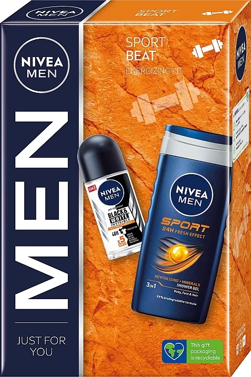 NIVEA MEN Sport Beat (sh/gel/250ml + deo/50ml) Set