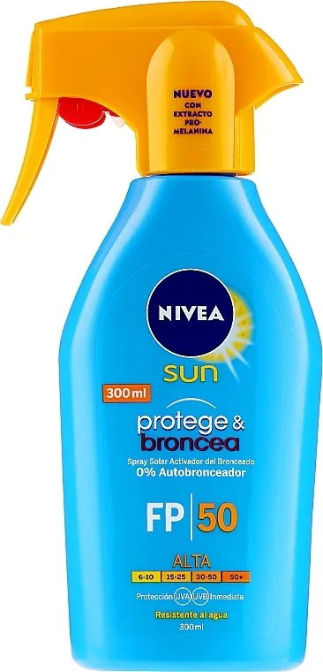 Nivea Sun Protection &amp; Bronzing Solar Spray SPF50 Sprej za sunčanje SPF50