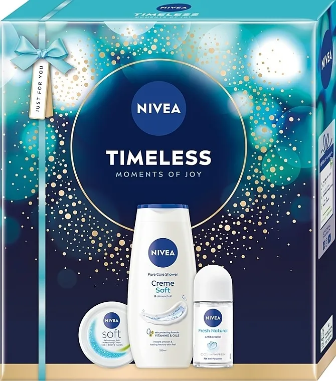 NIVEA Timeless 2025 (sh/gel/250ml + b/cr/100ml + deo/50ml) Set