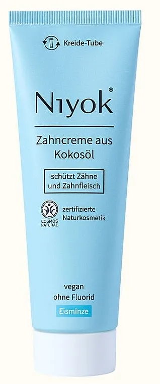 Niyok Organic Ice Mint Toothpaste Pasta za zube s kokosovim uljem "Ledena menta"