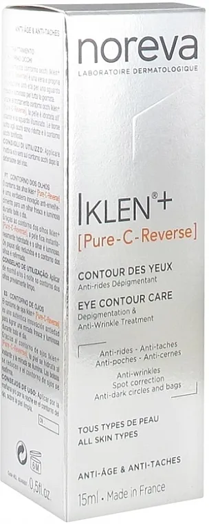 Noreva Laboratoires Iklen + Pure C Reverse Contour Eye Proizvod za negu očiju