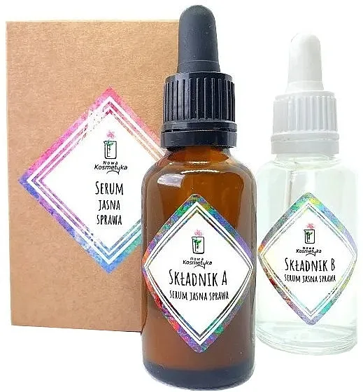 Nowa Kosmetyka Brightening Face Serum Dvokomponentni serum za posvjetljivanje lica