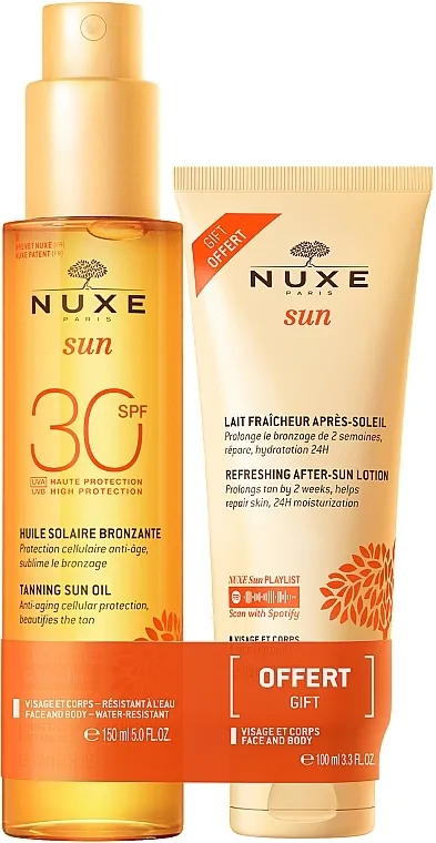 Nuxe Sun SPF 30 (b/oil 150 ml + b/lot 100 ml) Set