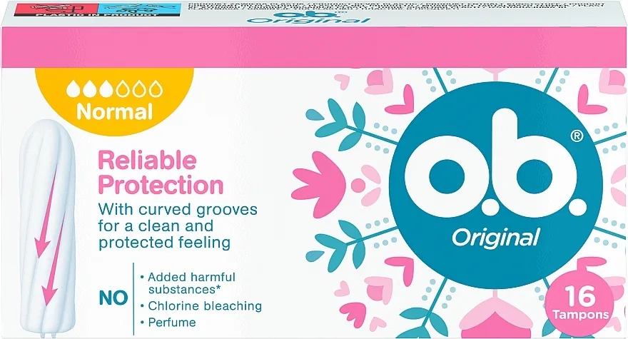 O.b. Original Normal Tampons Tamponi, 16 kom
