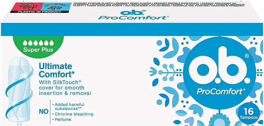 o.b. Pro Comfort Super Plus Tamponi, 16 kom