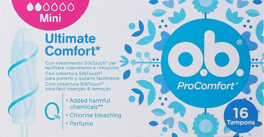 O.b. ProComfort Mini Dynamic Fit Tampons Tamponi, mini, 16 kom.