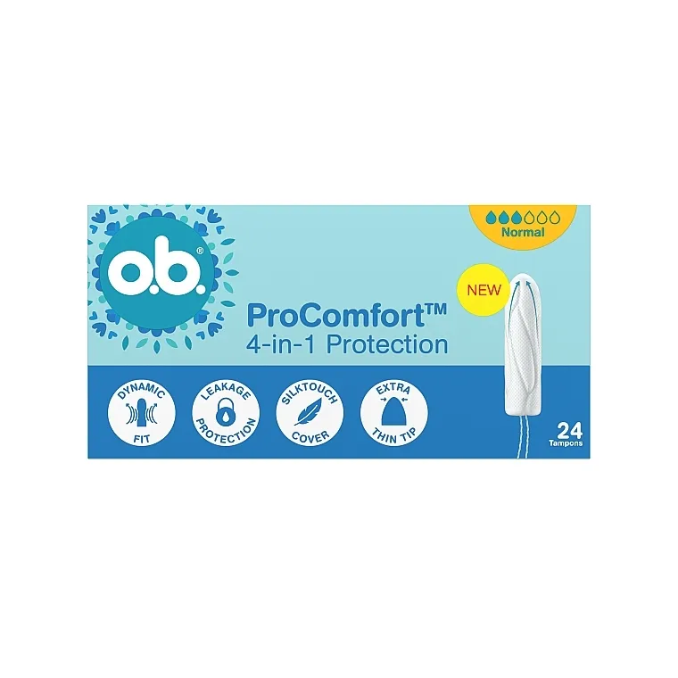 O.b. ProComfort Normal 4-in-1 Protection Tampons Tamponi, 24 kom