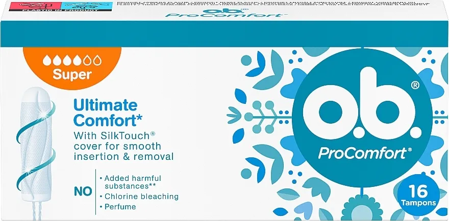 o.b. ProComfort Super Tampons Tamponi, 16 kom