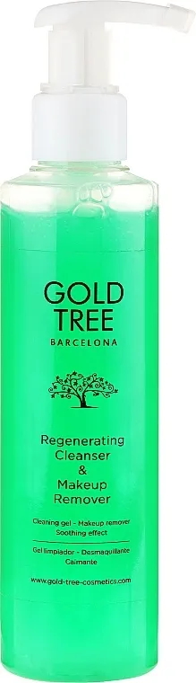 Odstranjivač šminke Gold Tree Barcelona Regenerating Cleanser &amp; Makeup Remover