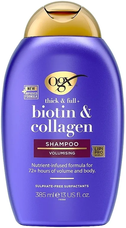 OGX Thick And Full Biotin Collagen Shampoo Šampon za kosu s biotinom i kolagenom