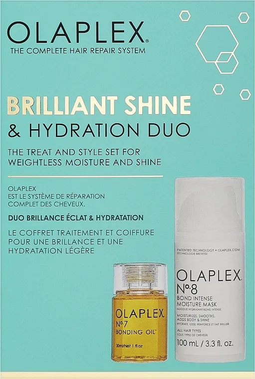 Olaplex Brilliant Shine &amp; Hydration Duo (h/oil/30ml + h/mask/100ml) Komplet