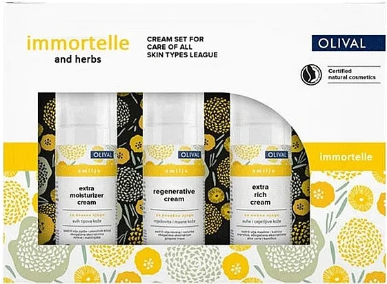 Olival Immortelle &amp; Plants (cr/3x50ml) Set