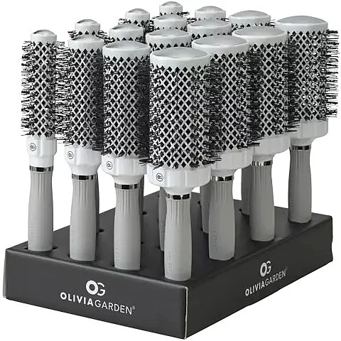 Olivia Garden Expert Blowout Grip Wavy Bristles Set od 16 četki za stilizovanje
