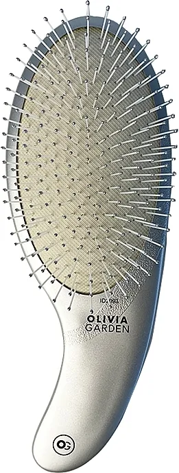 Olivia Garden Expert Care Nylon Bristles Silver Četka za kosu