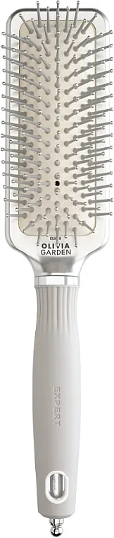 Olivia Garden Expert Care Rectangular Nylon Silver S Četka za kosu