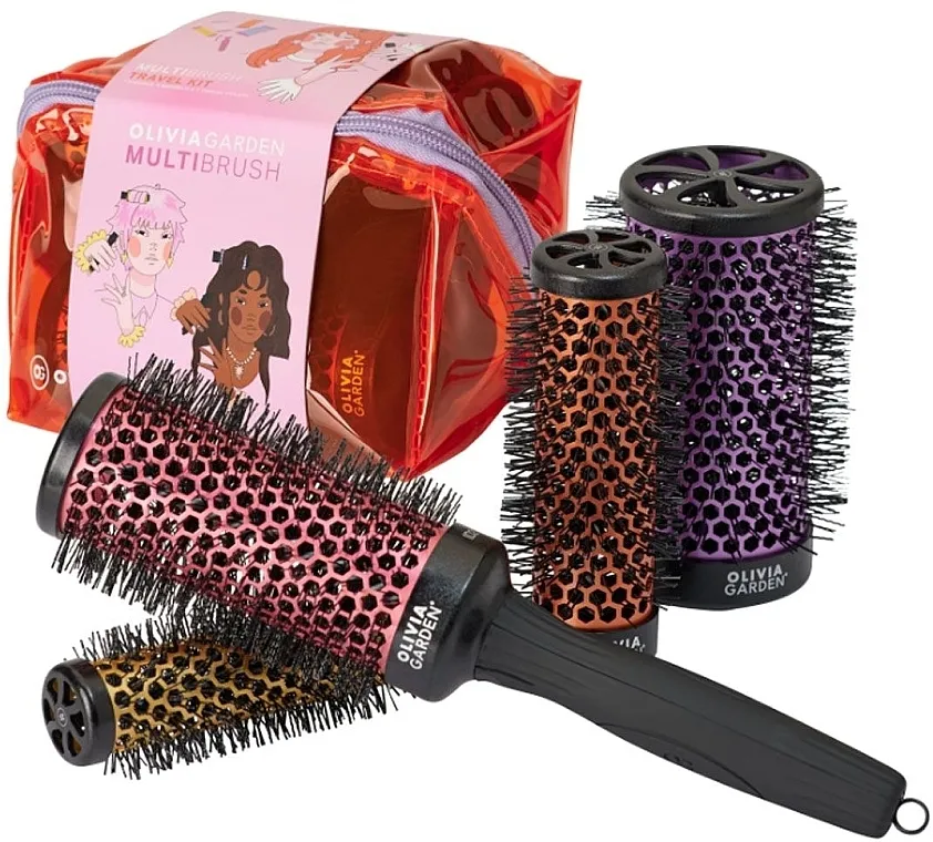 Olivia Garden MultiBrush Travel Kit Set, 6-delni