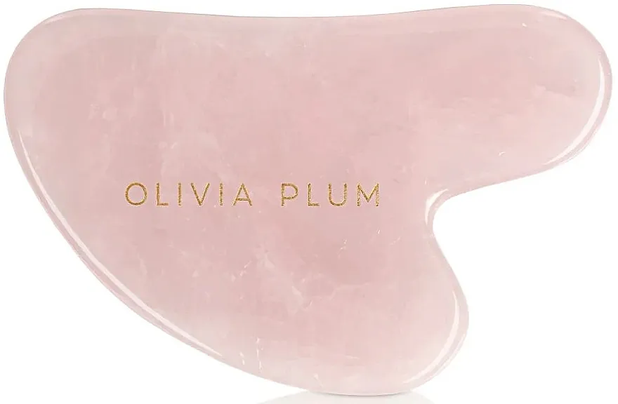 Olivia Plum Contour Gua Sha Gua Sha kamen, ružičasti kvarc