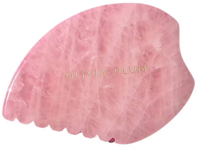Olivia Plum Pink Contour Gua Sha Gua sha kamen, roze