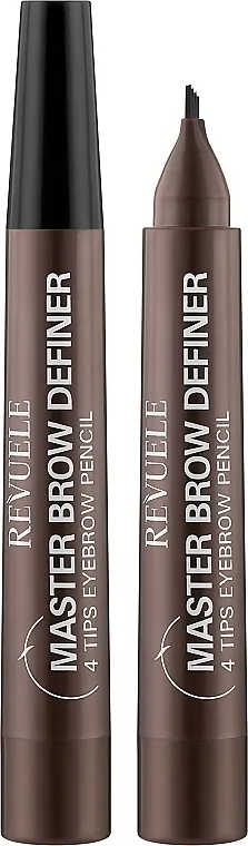 Olovka za obrve sa efektom microbladinga Revuele 4 Tips Eyebrow Pencil