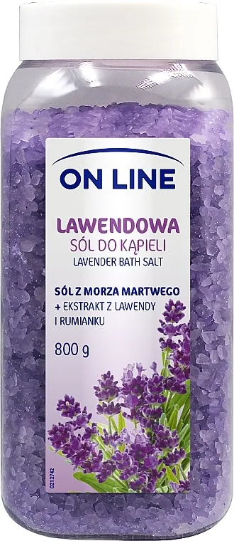 On Line Bath Lavender Salt Sol za kupanje "Lavanda"