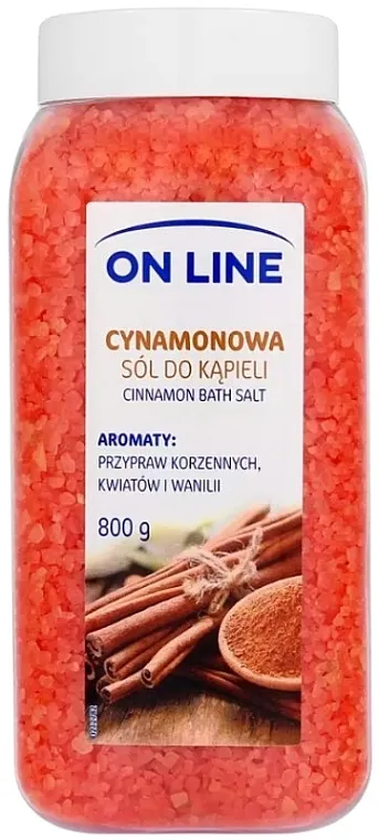 On Line Bath Salt So za kupanje "Cimet"