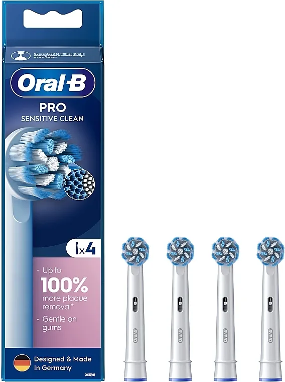 Oral-B Oral-B Sensitive Clean Zamenska mlaznica za električnu četkicu za zube, 4 kom.