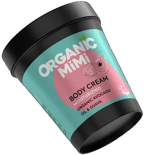 Organic Mimi Body Cream Moisturizing Avocado &amp; Guava Hidratantna krema za telo "Avokado i guava"