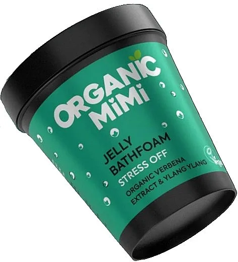 Organic Mimi Jelly Bathfoam Stress Off Verbena &amp; Ylang Ylang Žele pena za kupanje "Verbena i ylang-ylang"