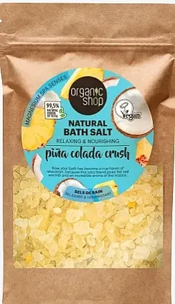 Organic Shop Baths Salt So za kupanje Pina Kolada