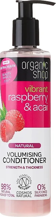 Organic Shop Raspberry And Acai Conditioner Regenerator za kosu "Raspberries and Acai"