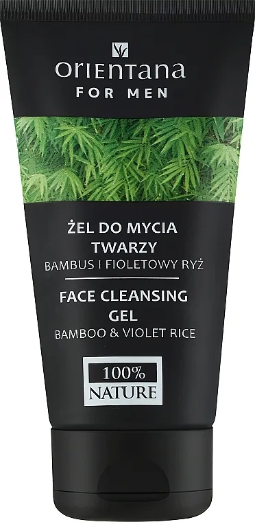 Orientana For Man Face Cleansing Gel Gel za umivanje lica "Bambus i ljubičasta riža"