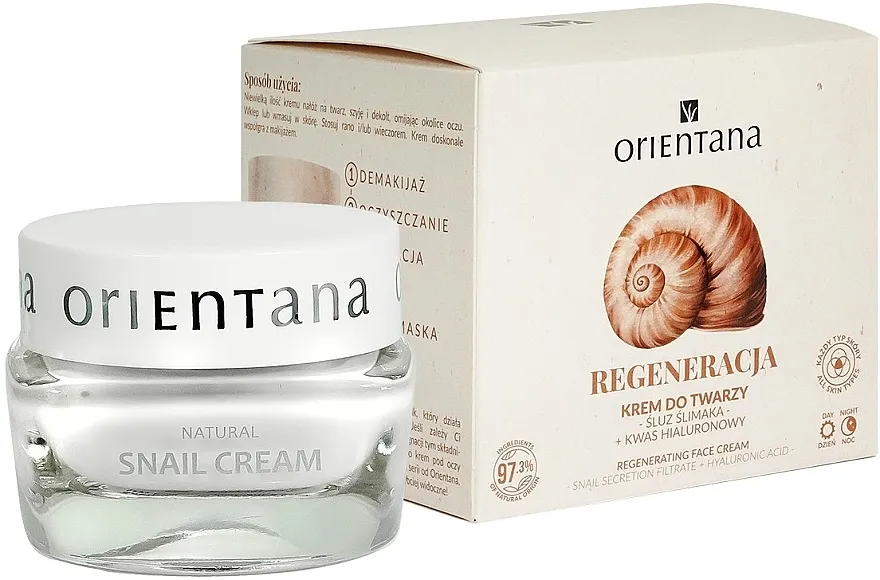 Orientana Natural Snail Cream Krema za lice