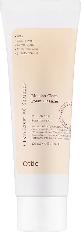 Ottie Blemish Clean Foam Cleanser Pena za čišćenje za problematičnu kožu