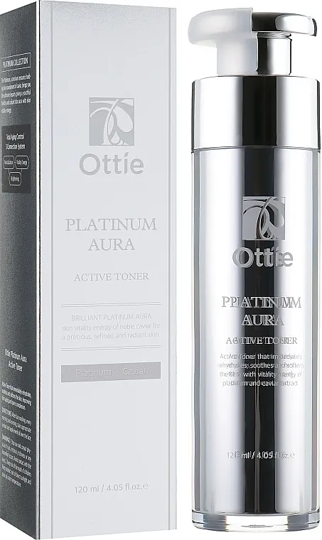 Ottie Platinum Aura Active Toner Platinasti tonik protiv starenja za lice