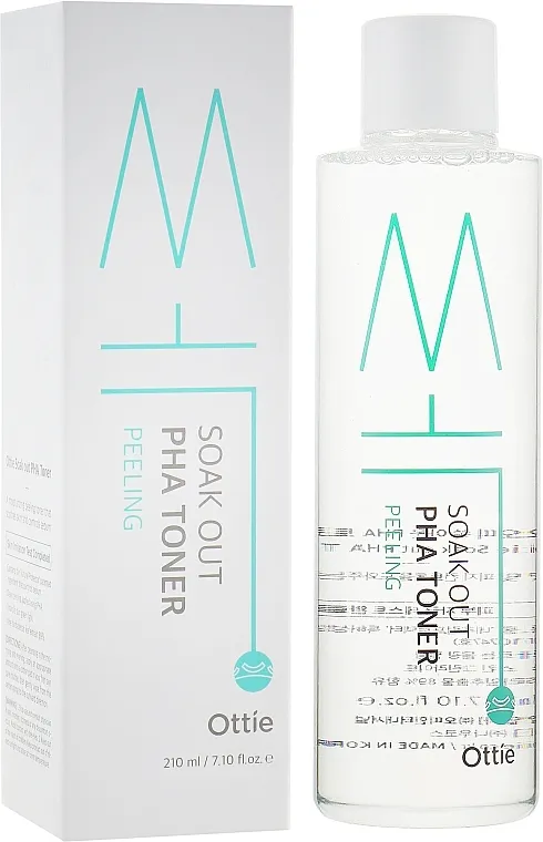 Ottie Soak Out PHA Toner Peeling Toner-piling