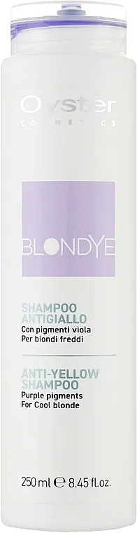 Oyster Cosmetics Blondye Anti-Yellow Shampoo Šampon za neutralizaciju žute boje