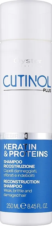 Oyster Cosmetics Cutinol Plus Rebirth Reconstruction Shampoo Šampon za obnavljanje kose sa keratinom i proteinima