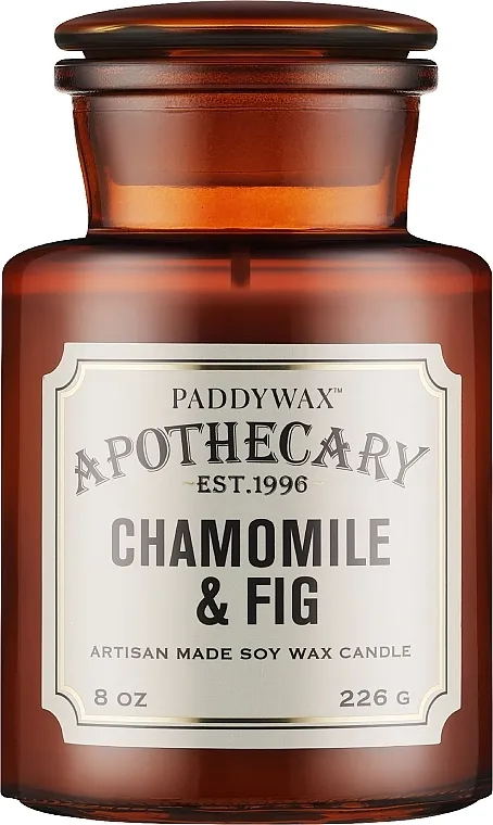 Paddywax Apothecary Artisan Made Soywax Candle Chamomile &amp; Fig Mirisna svijeća u teglici