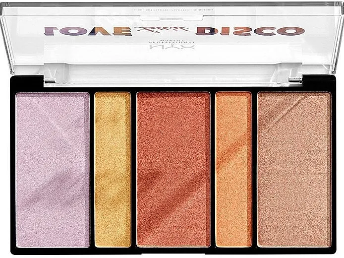 Paleta highlightera Nyx Professional Makeup Love Lust Disco